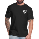 Rad Dad Pocket Logo - Fitted Cotton/Poly T-Shirt - black