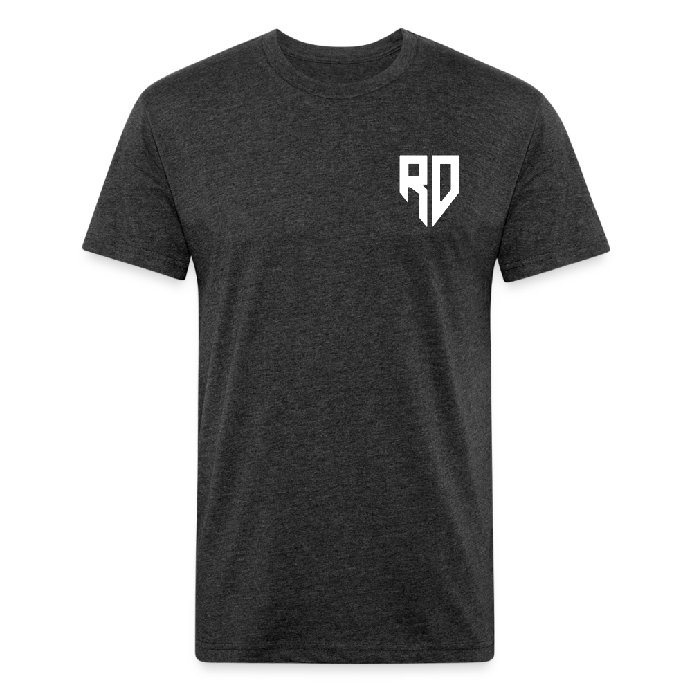 Rad Dad Pocket Logo - Fitted Cotton/Poly T-Shirt - heather black