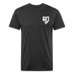 Rad Dad Pocket Logo - Fitted Cotton/Poly T-Shirt - heather black