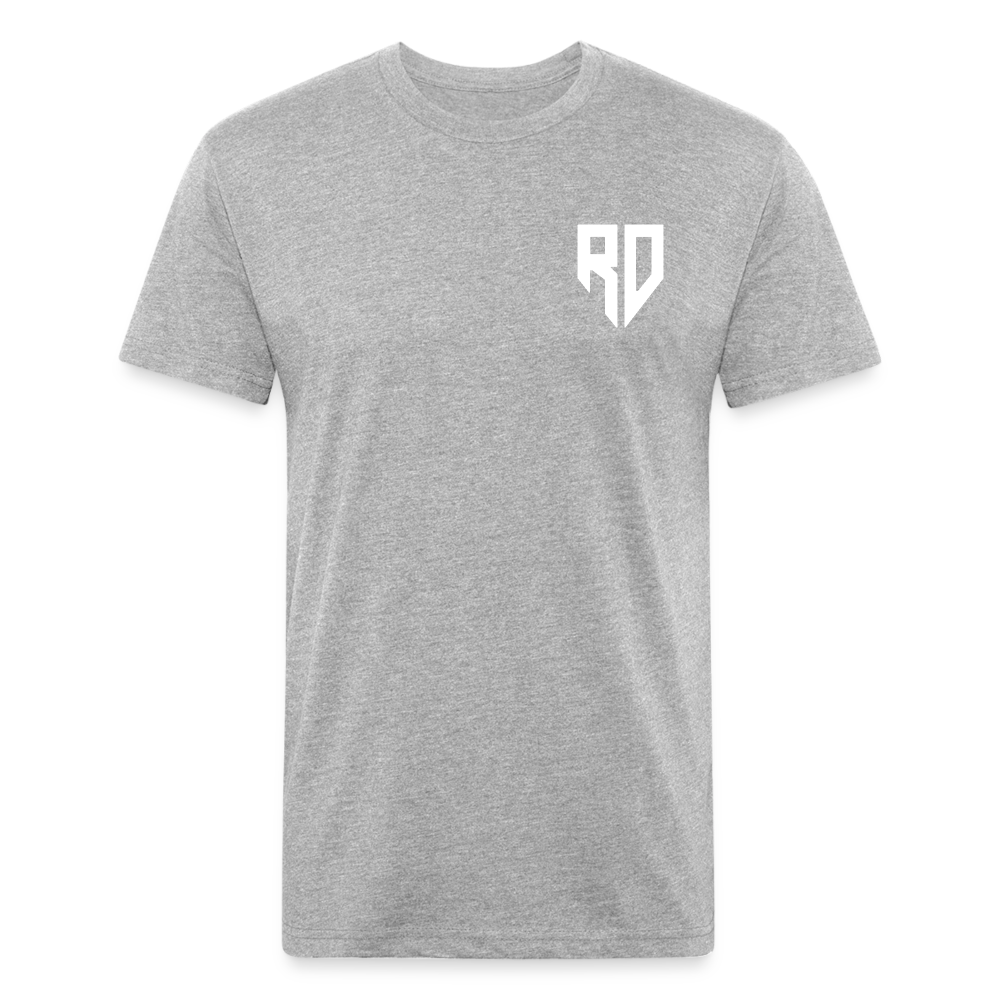 Rad Dad Pocket Logo - Fitted Cotton/Poly T-Shirt - heather gray