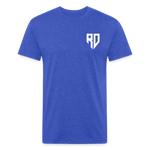 Rad Dad Pocket Logo - Fitted Cotton/Poly T-Shirt - heather royal