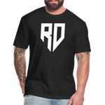 Rad Dad Logo T-shirt - Fitted Cotton/Poly T-Shirt - black
