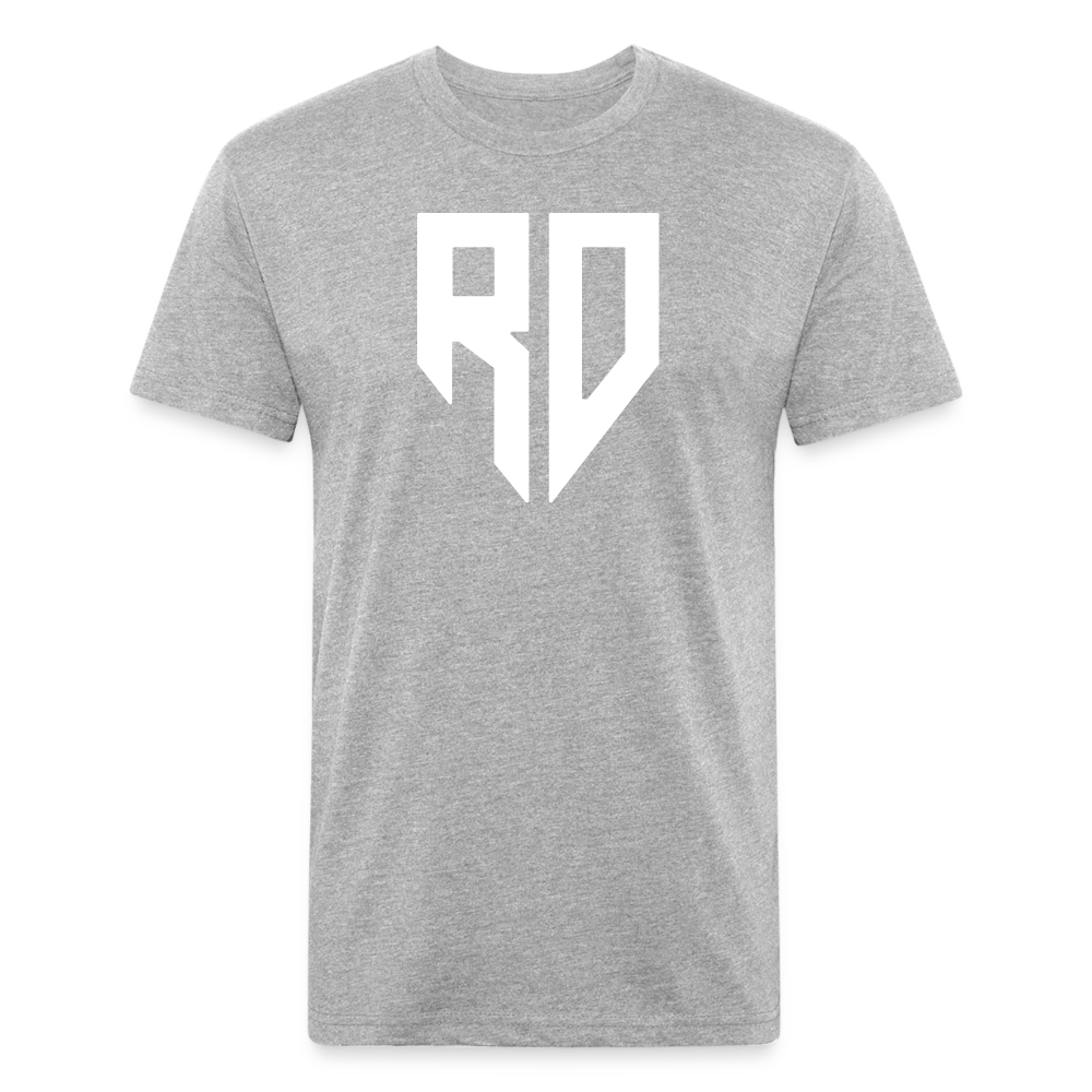 Rad Dad Logo T-shirt - Fitted Cotton/Poly T-Shirt - heather gray