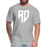 Rad Dad Logo T-shirt - Fitted Cotton/Poly T-Shirt - heather gray