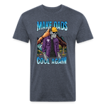 Make Dads Cool Again - Fitted Cotton/Poly T-Shirt - heather navy