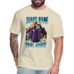 Make Dads Cool Again - Fitted Cotton/Poly T-Shirt - heather cream