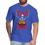 Chief BBQ Officer - Fitted Cotton/Poly T-Shirt - heather royal