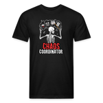 Chaos Coordinator - Fitted Cotton/Poly T-Shirt - black