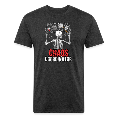 Chaos Coordinator - Fitted Cotton/Poly T-Shirt - heather black