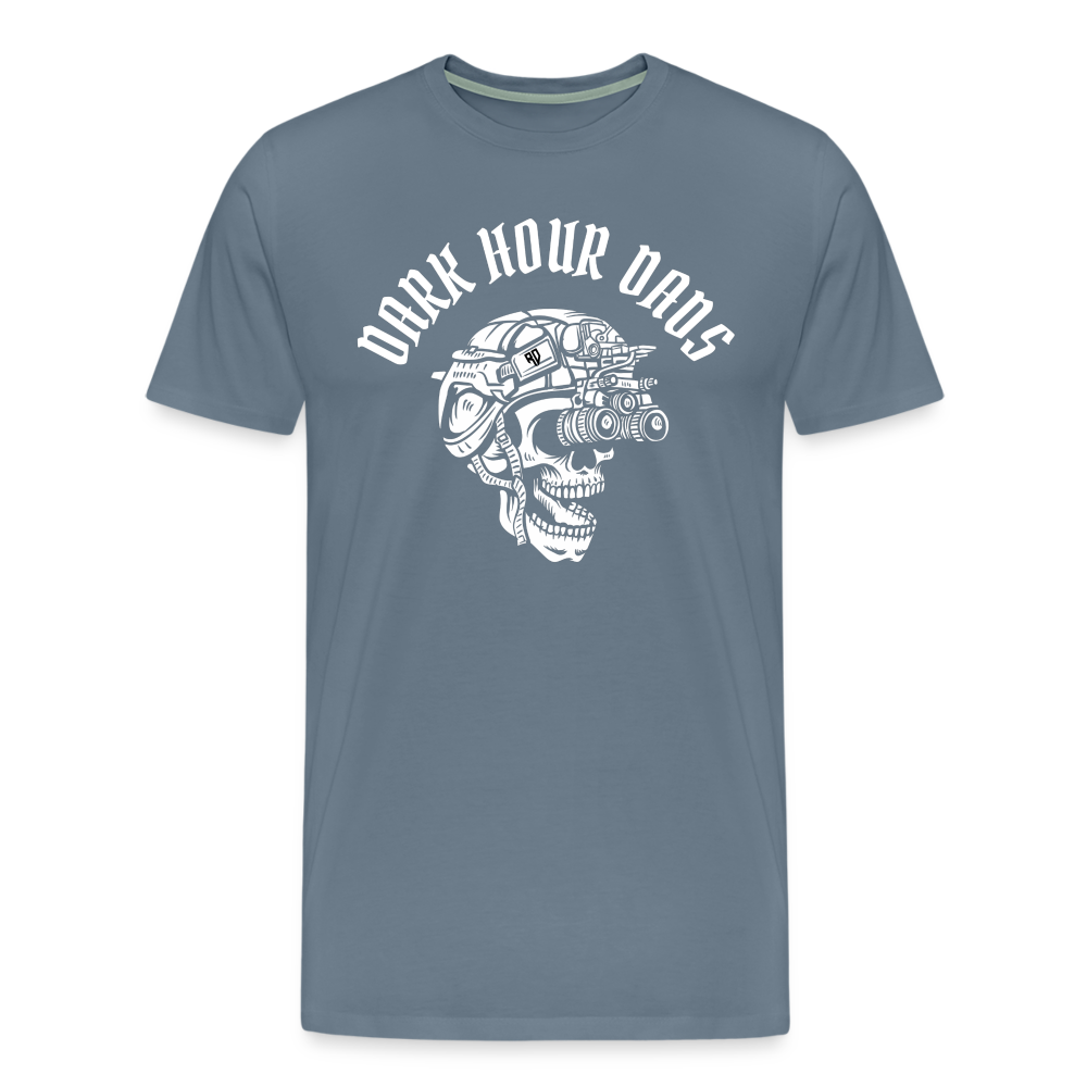 Dark Hour Dad's - Men's Premium T-Shirt - steel blue