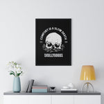 Comfort Is A Slow Death - Premium Framed Vertical Poster - skullygoods