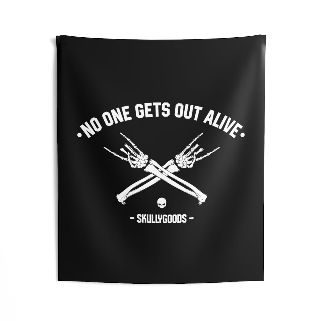 No One Gets Out Alive - Wall Flag