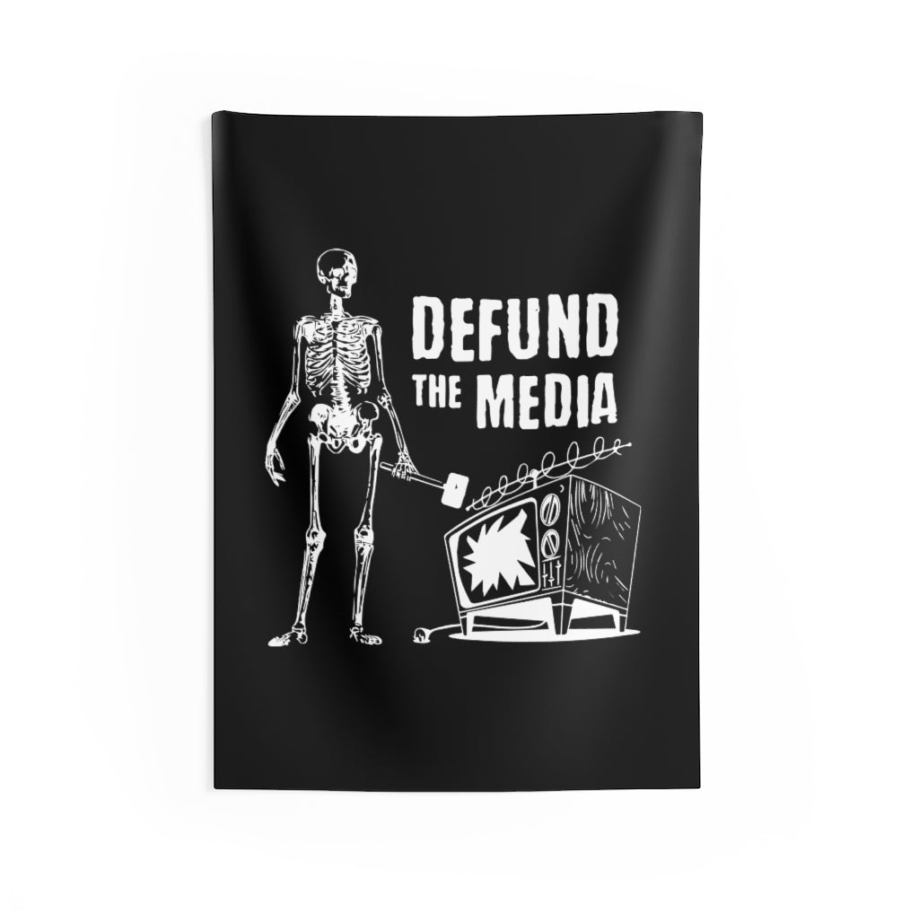 Defund The Media - Wall Flag