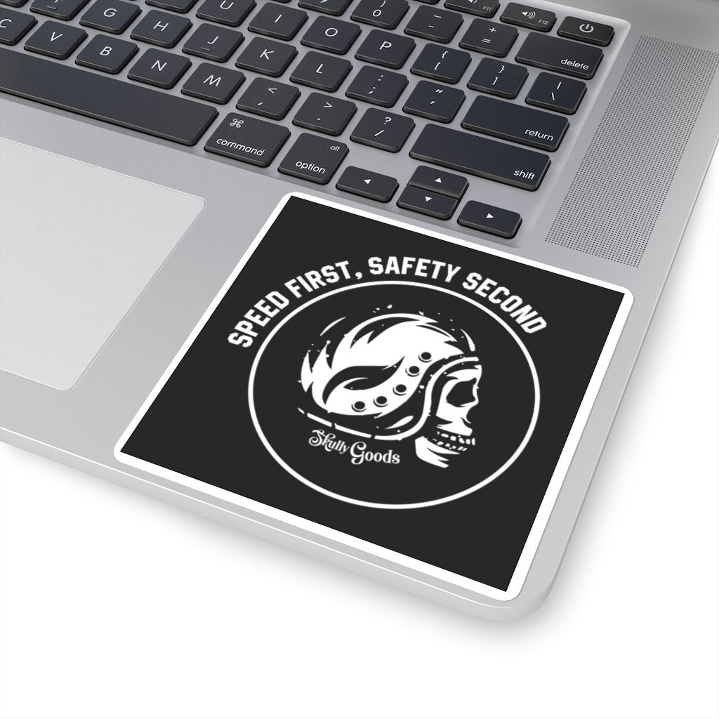 Speed One Sticker Speed First Saftey Second - Sticker – Rad Dad USA