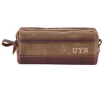 Waxed Canvas Toiletry Bag by Lifetime Leather Co