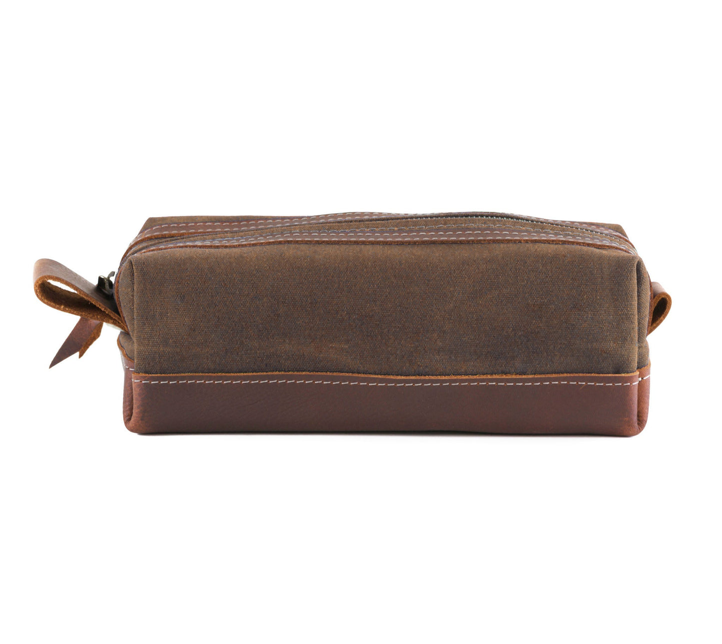 Waxed Canvas Toiletry Bag by Lifetime Leather Co
