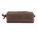Waxed Canvas Toiletry Bag by Lifetime Leather Co