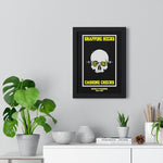 Snapping Necks Cashing Checks - Premium Framed Vertical Poster - skullygoods
