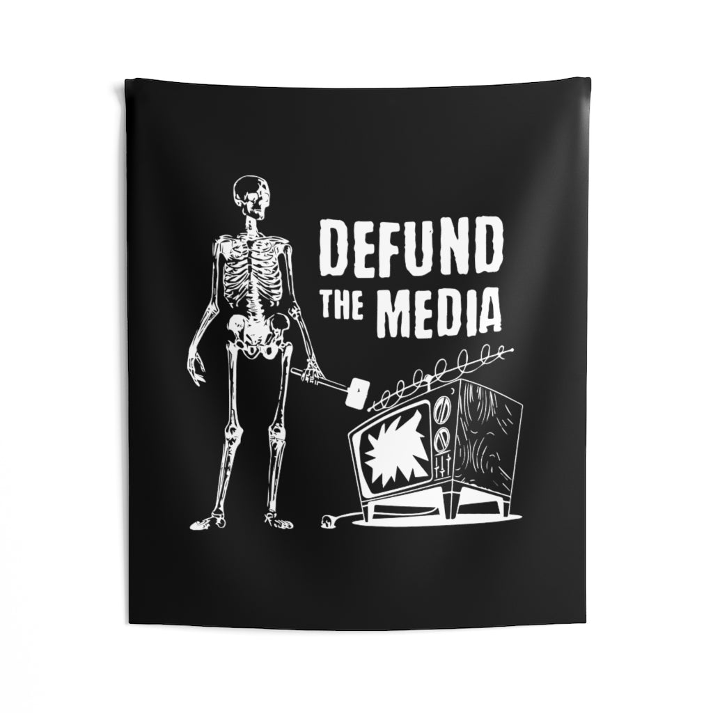 Defund The Media - Wall Flag